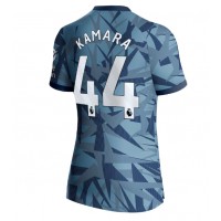 Camisa de Futebol Aston Villa Boubacar Kamara #44 Equipamento Alternativo Mulheres 2023-24 Manga Curta